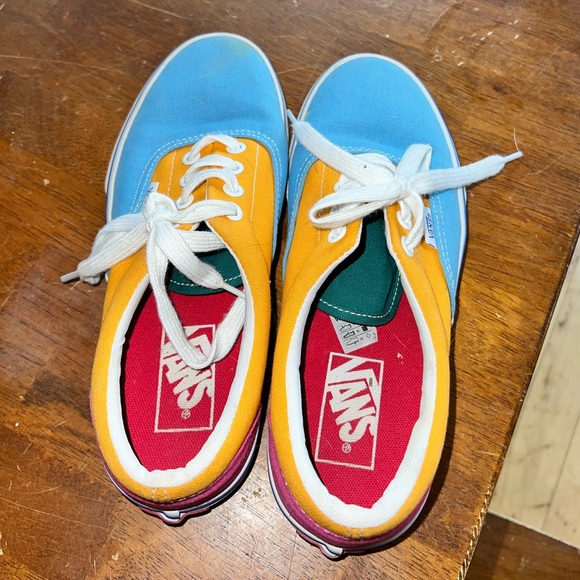 Women’s colorful Vans~ size 6.5 - Picture 2 of 2